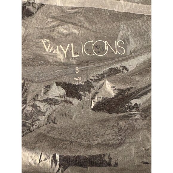 Vinyl Icons +5 Gray Fleece Knit Poison Band Skull-Rose Cold Shoulder Sweatshirt - Picture 6 of 8